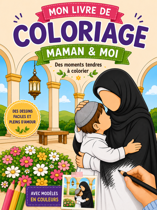 Mon Livre de Coloriage Maman & Moi — PDF à imprimer | JidArt™
