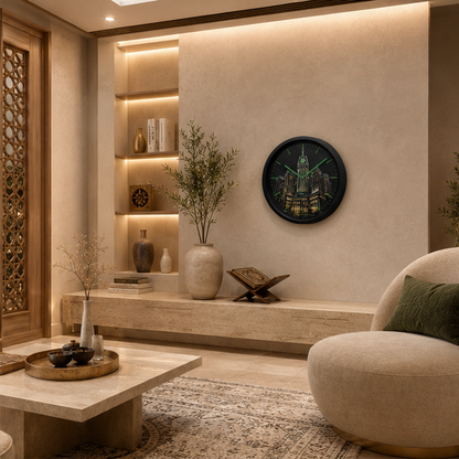 Horloge Murale Makkah avec Cadre — Jidart™