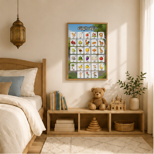 PDF Affiche Alphabet Arabe Vocalisé — Jidart™