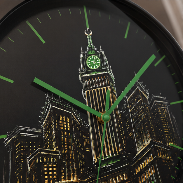 Horloge Murale Makkah avec Cadre — Jidart™
