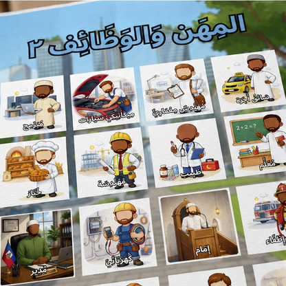 PDF Affiche Métiers Arabe V2 — Jidart™