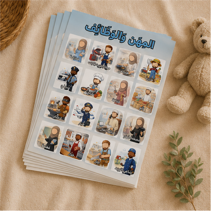 PDF Affiche Métiers Arabe V1 — Jidart™